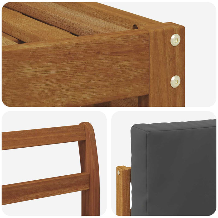 Seturi de canapele cu pernă 8 pcs Natural și Antracit - WALTI WALTI
