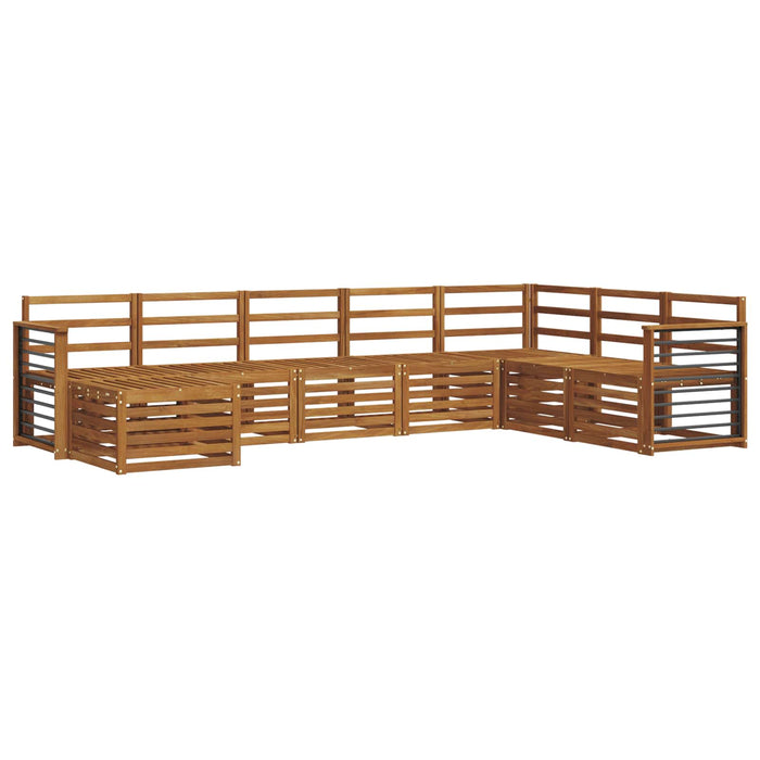 Seturi de canapele 8 pcs natural Lemn Solid de Acacia - WALTI WALTI