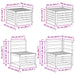 Seturi de canapele natural Lemn Solid de Acacia - WALTI WALTI
