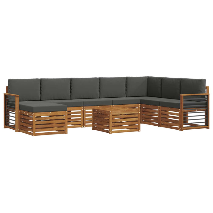 Seturi de canapele cu pernă 9 pcs Natural și Antracit - WALTI WALTI