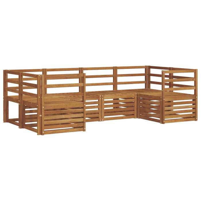 Set de canapele de exterior 6 pcs natural Lemn Solid de Acacia - WALTI WALTI