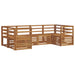 Set de canapele de exterior 6 pcs natural Lemn Solid de Acacia - WALTI WALTI