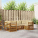 Set de canapele de exterior 6 pcs natural Lemn Solid de Acacia - WALTI WALTI