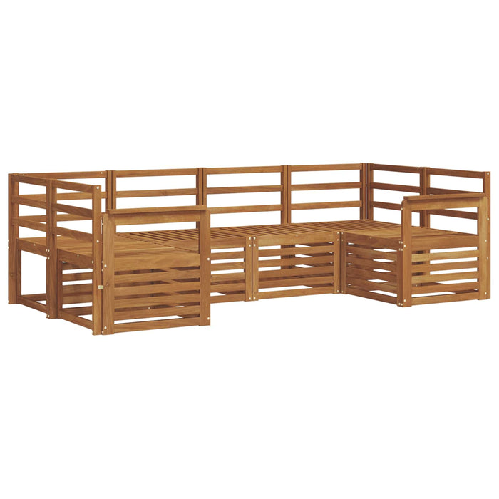 Set de canapele de exterior 6 pcs natural Lemn Solid de Acacia - WALTI WALTI