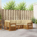 Set de canapele de exterior 6 pcs natural Lemn Solid de Acacia - WALTI WALTI