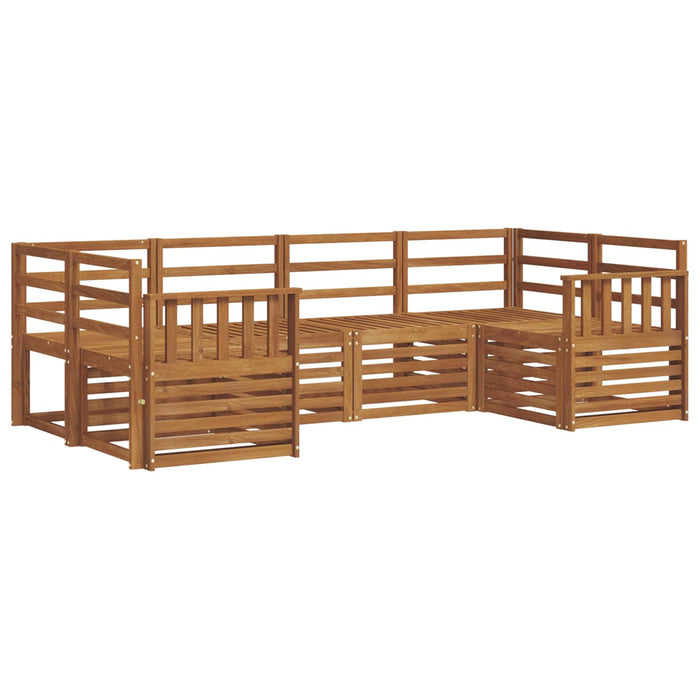 Set de canapele de exterior 6 pcs natural Lemn Solid de Acacia - WALTI WALTI