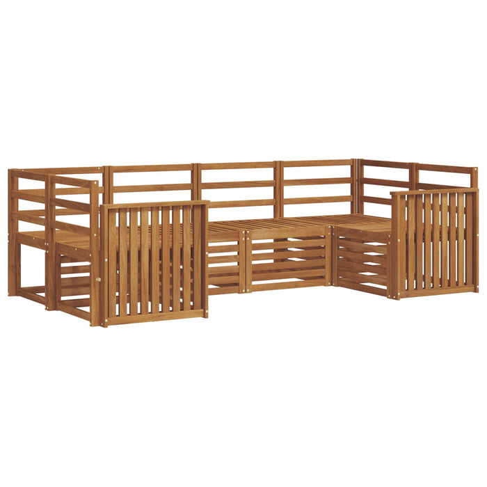 Set de canapele de exterior 6 pcs natural Lemn Solid de Acacia - WALTI WALTI