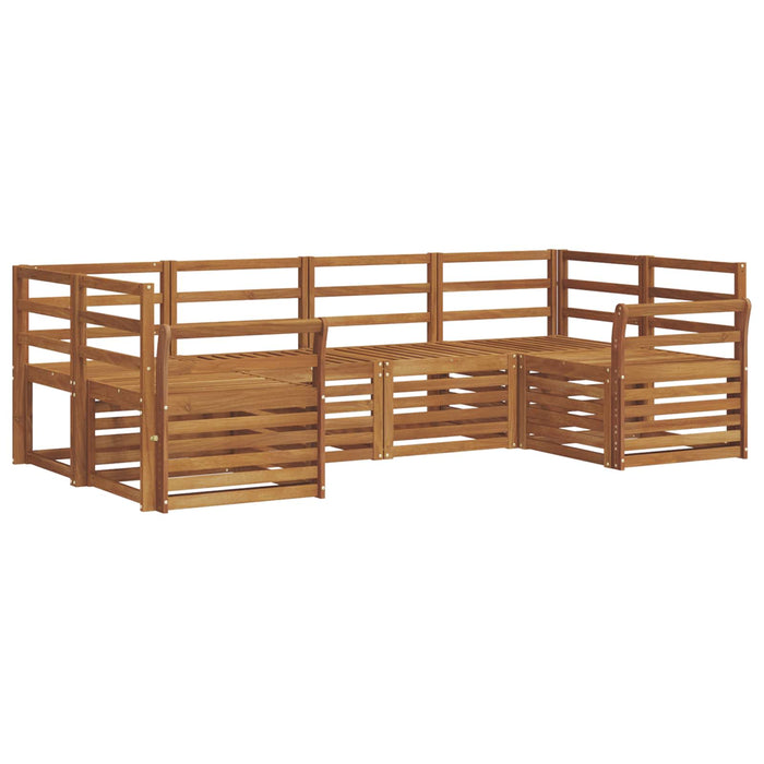 Set de canapele de exterior 6 pcs natural Lemn Solid de Acacia - WALTI WALTI