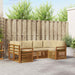 Set de canapele de exterior 6 pcs natural Lemn Solid de Acacia - WALTI WALTI