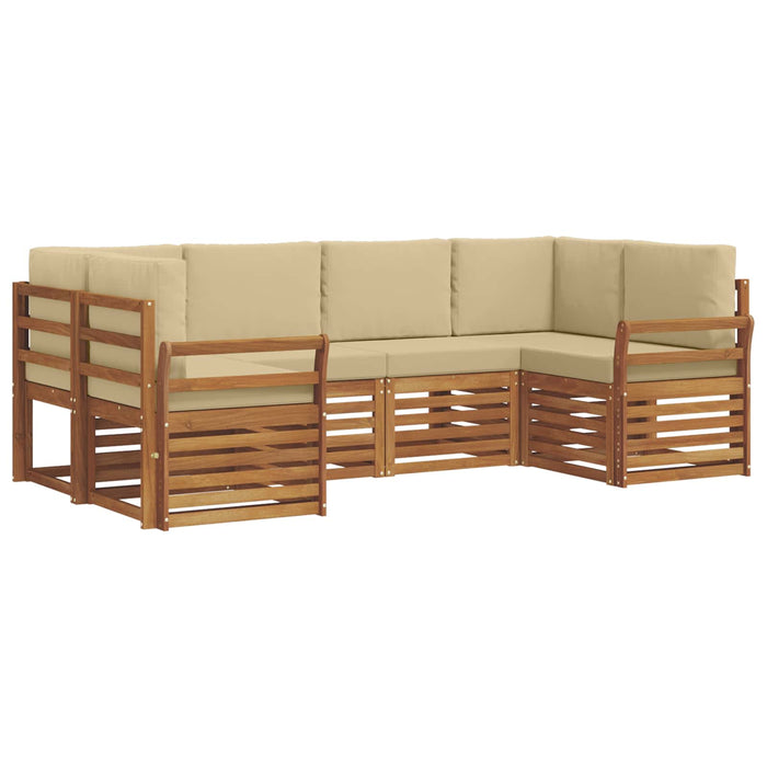 Set de canapele de exterior 6 pcs natural Lemn Solid de Acacia - WALTI WALTI