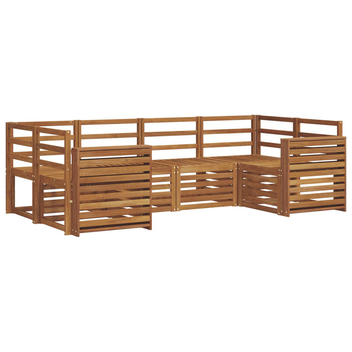 Set de canapele de exterior 6 pcs natural Lemn Solid de Acacia - WALTI WALTI
