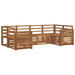 Set de canapele de exterior 6 pcs natural Lemn Solid de Acacia - WALTI WALTI
