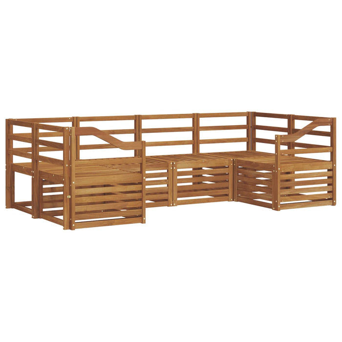 Set de canapele de exterior 6 pcs natural Lemn Solid de Acacia - WALTI WALTI