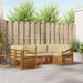 Set de canapele de exterior 6 pcs natural Lemn Solid de Acacia - WALTI WALTI