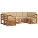 Set de canapele de exterior 6 pcs natural Lemn Solid de Acacia - WALTI WALTI