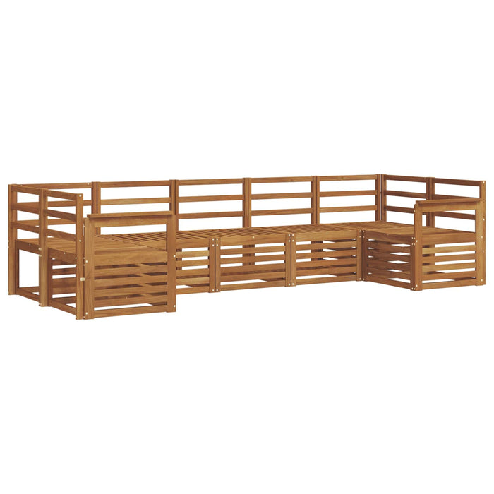 Seturi de canapele 7 pcs natural Lemn Solid de Acacia - WALTI WALTI