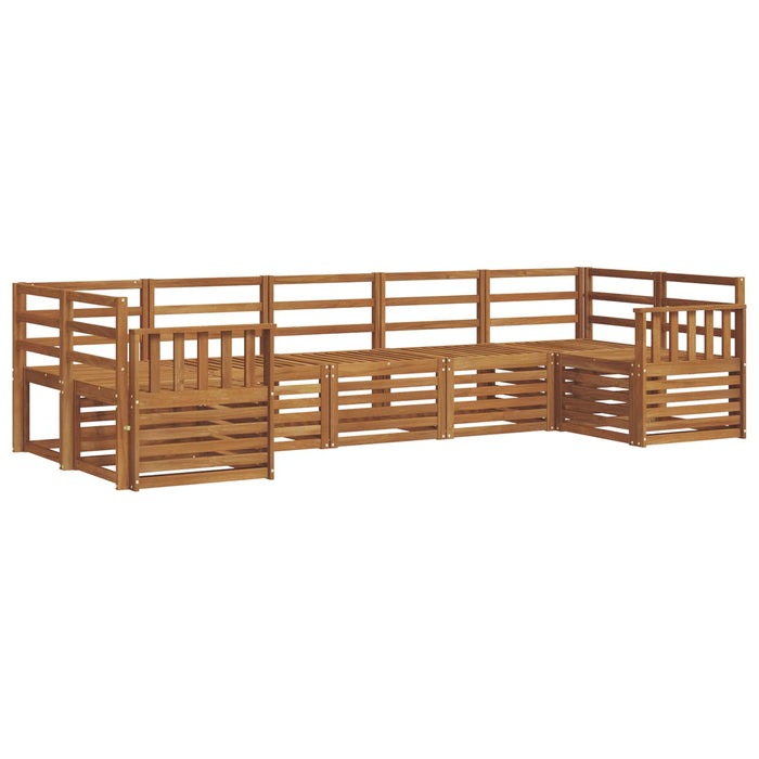Seturi de canapele 7 pcs natural Lemn Solid de Acacia - WALTI WALTI