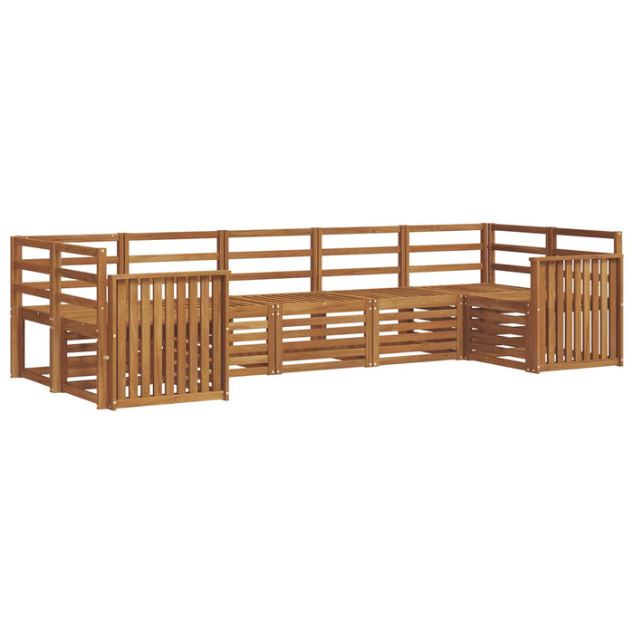 Seturi de canapele 7 pcs natural Lemn Solid de Acacia - WALTI WALTI