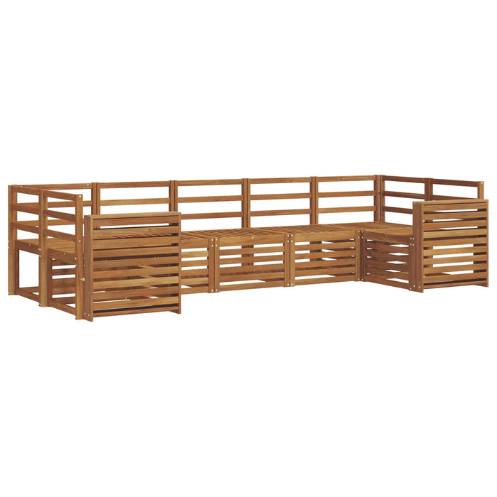 Seturi de canapele 7 pcs natural Lemn Solid de Acacia - WALTI WALTI
