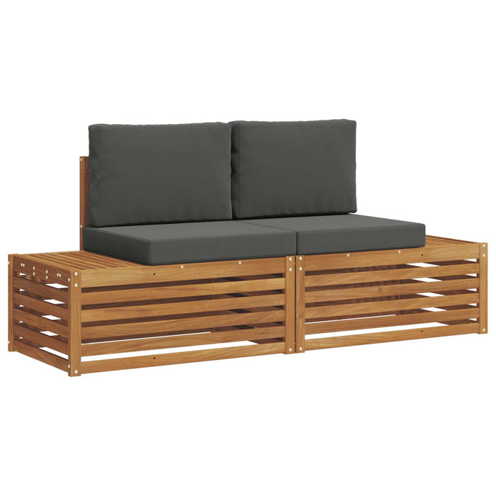Set de canapele de exterior 2 Bucată Natural și Antracit - WALTI WALTI