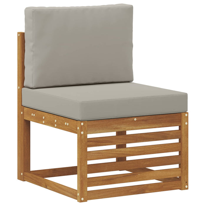 Set de canapele de exterior 4 Bucată Gri natural și deschis - WALTI WALTI