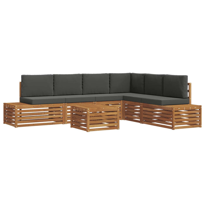 Set de canapele de exterior 7 Bucată Natural și Antracit - WALTI WALTI