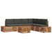 Set de canapele de exterior 7 Bucată Natural și Antracit - WALTI WALTI