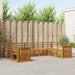 Set de canapele de exterior 9 pcs natural Lemn Solid de Acacia - WALTI WALTI
