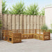 Set de canapele de exterior 9 pcs natural Lemn Solid de Acacia - WALTI WALTI