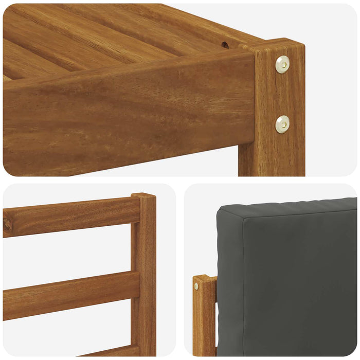 Seturi de canapele cu pernă 10 pcs Natural și Antracit - WALTI WALTI