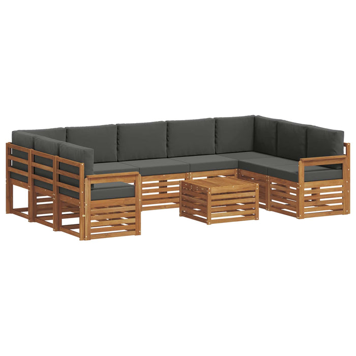 Seturi de canapele cu pernă 10 pcs Natural și Antracit - WALTI WALTI