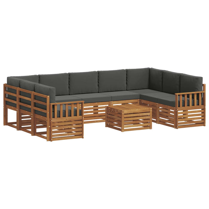 Seturi de canapele cu pernă 10 pcs Natural și Antracit - WALTI WALTI
