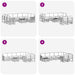 Seturi de canapele 10 pcs Natural și Crem Lemn Solid de Acacia - WALTI WALTI