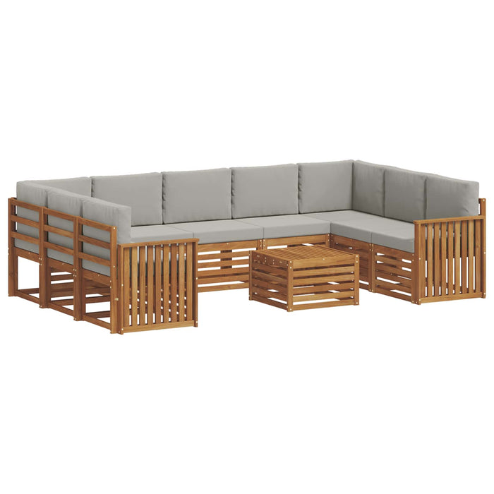 Seturi de canapele cu pernă 10 pcs Gri natural și deschis - WALTI WALTI