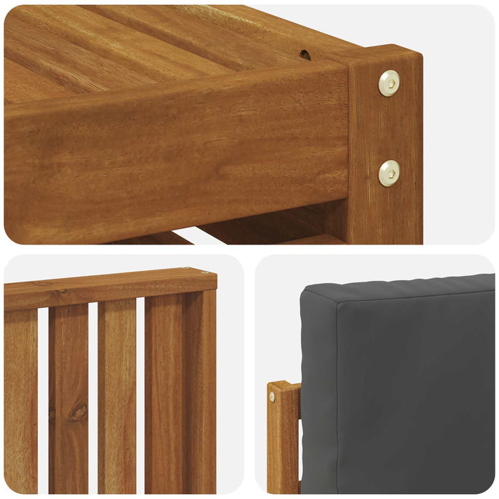 Seturi de canapele cu pernă 10 pcs Natural și Antracit - WALTI WALTI