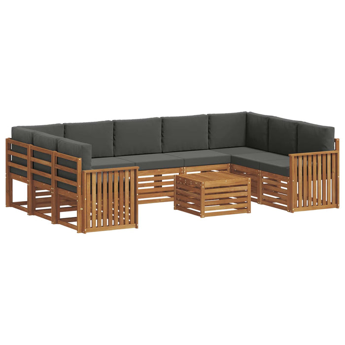 Seturi de canapele cu pernă 10 pcs Natural și Antracit - WALTI WALTI
