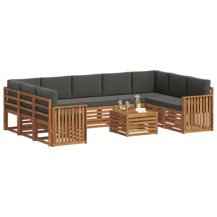Seturi de canapele cu pernă 10 pcs Natural și Antracit - WALTI WALTI