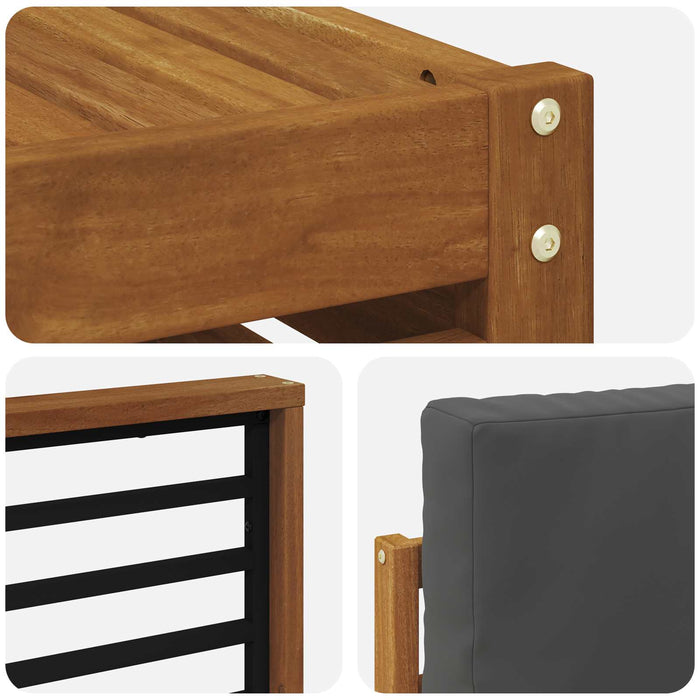 Seturi de canapele cu pernă 10 pcs Natural și Antracit - WALTI WALTI