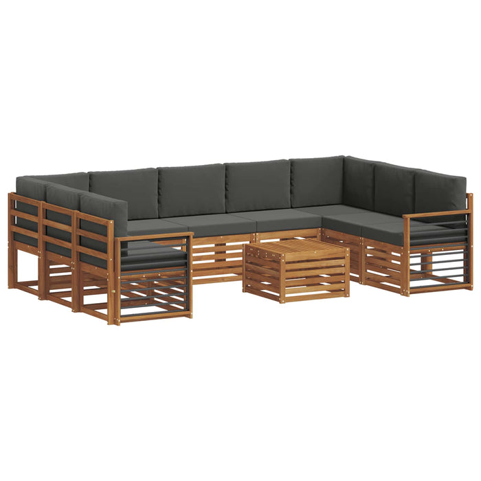 Seturi de canapele cu pernă 10 pcs Natural și Antracit - WALTI WALTI
