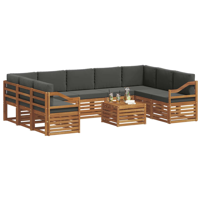 Seturi de canapele cu pernă 10 pcs Natural și Antracit - WALTI WALTI