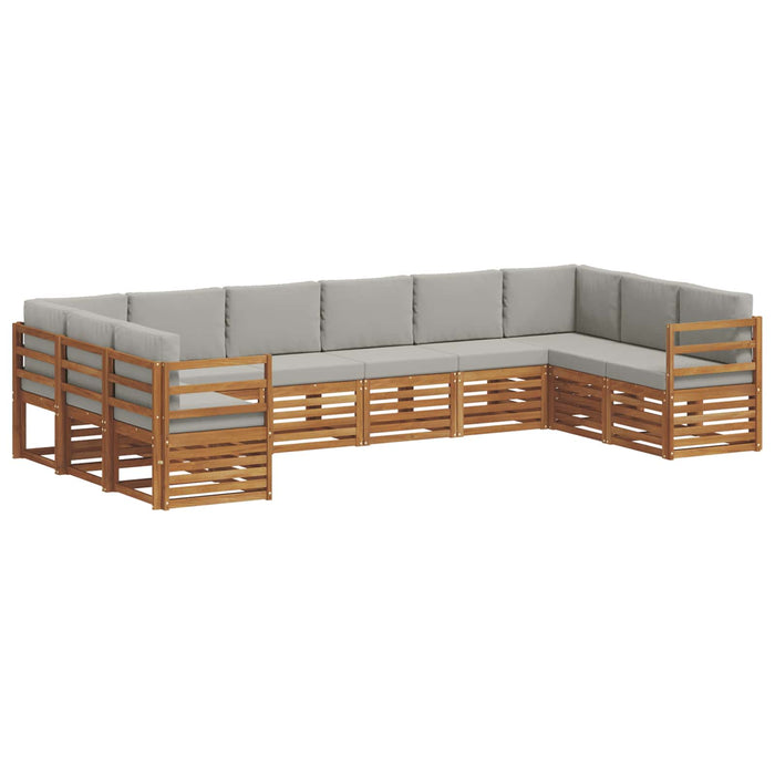 Seturi de canapele cu pernă 10 pcs Gri natural și deschis - WALTI WALTI