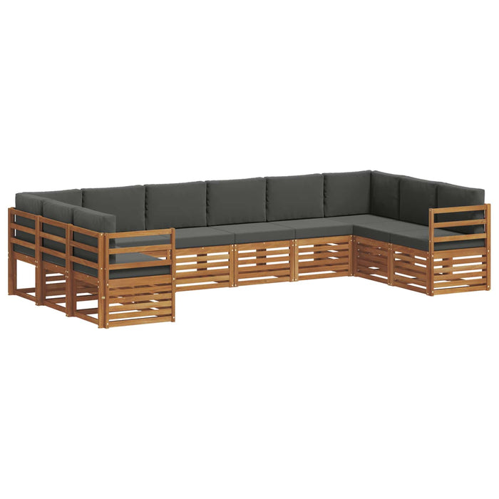 Seturi de canapele cu pernă 10 pcs Natural și Antracit - WALTI WALTI