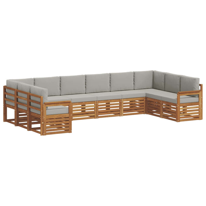 Seturi de canapele cu pernă 10 pcs Gri natural și deschis - WALTI WALTI