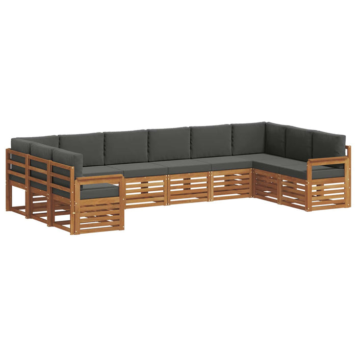 Seturi de canapele cu pernă 10 pcs Natural și Antracit - WALTI WALTI