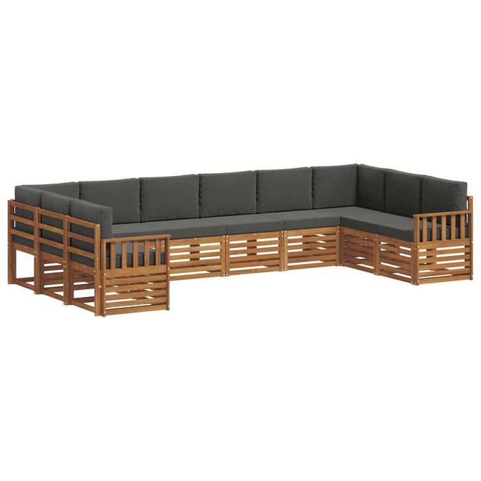 Seturi de canapele cu pernă 10 pcs Natural și Antracit - WALTI WALTI
