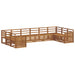 Seturi de canapele 10 pcs natural Lemn Solid de Acacia - WALTI WALTI
