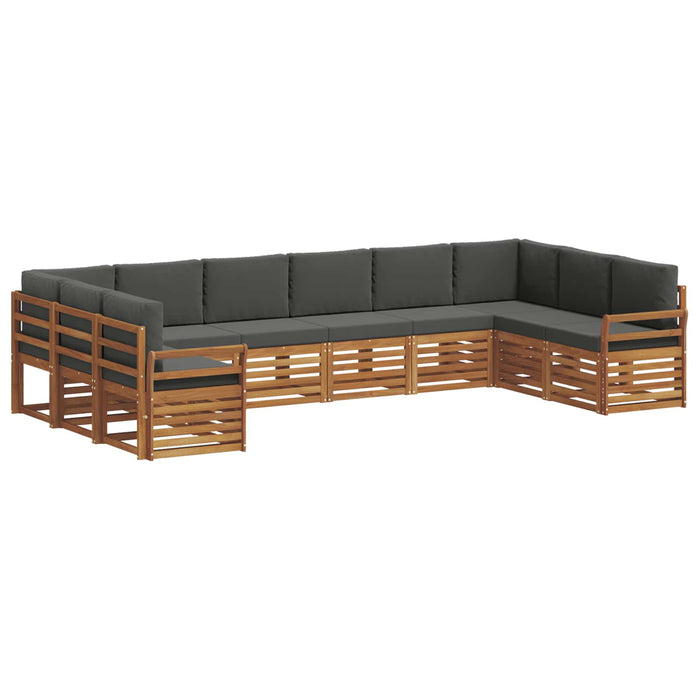 Seturi de canapele cu pernă 10 pcs Natural și Antracit - WALTI WALTI