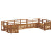 Seturi de canapele 10 pcs natural Lemn Solid de Acacia - WALTI WALTI