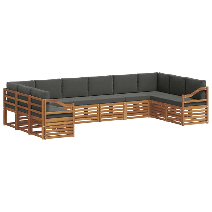 Seturi de canapele cu pernă 10 pcs Natural și Antracit - WALTI WALTI