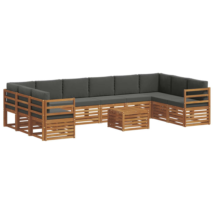Seturi de canapele cu pernă 11 pcs Natural și Antracit - WALTI WALTI